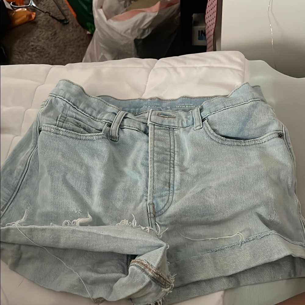 Light Blue Denim Shorts